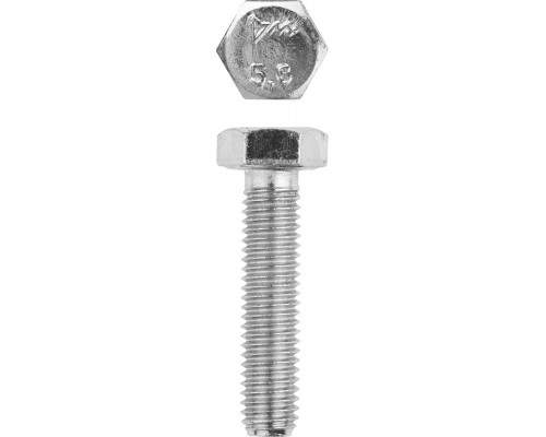 Болт M8 x 35 мм, кл. пр. 5.8, цинк, 5 кг, ГОСТ 7798-70 ЗУБР 303080-08-035