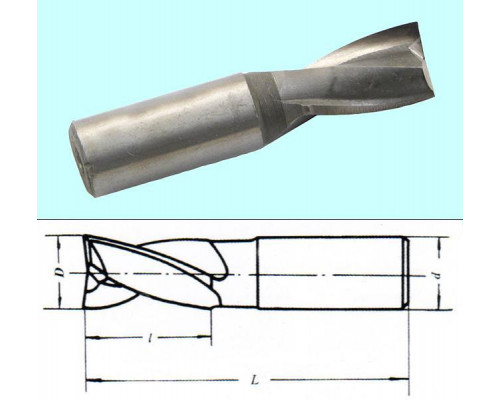 Фреза шпоночная d 3,0х 5х32 ц/х Р6М5