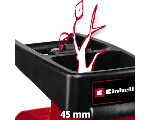Измельчитель эл. садовый Einhell GC-RS 60 CB,2800Вт,режущ.вал 40/мин,до 45мм,тихий,контейнер 60л (3430635)