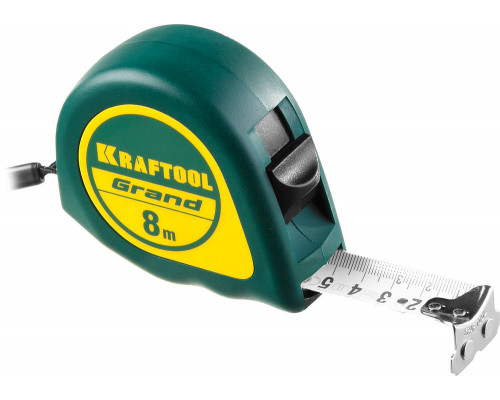 Рулетка 8 м х 25 мм Grand KRAFTOOL 34022-08-25