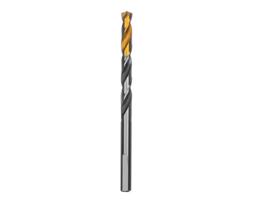 Сверло спиральное по металлу 6,5 x 93мм, Р6М5, Golden Tip, многогранная заточка Denzel (718279)