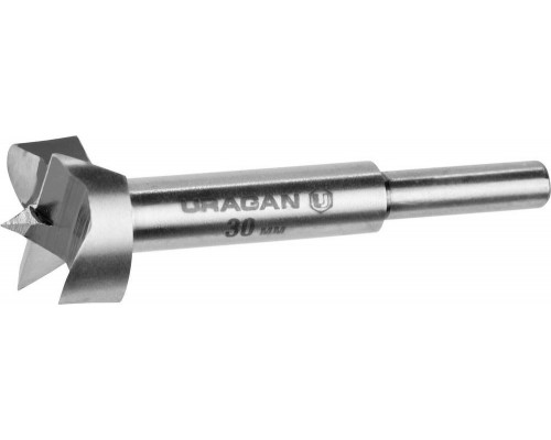 Сверло Форстнера по дереву 30 мм URAGAN 29995-30