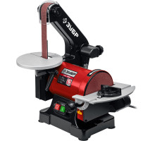 Станок шлифовальный тарельчато-ленточный d 125 мм 25?762 мм лента 350 Вт ЗУБР СШЛ-350