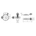 Хомут заземления УХЗ (INOX) (40-60)/W2 (Fortisflex) (83245)
