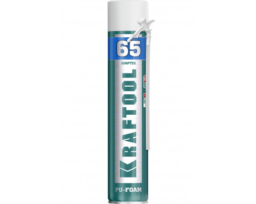 KRAFTOOL ADAPTER 55, 750 мл, адаптерная, всесезонная, SVS, не залипающий клапан, выход до 55 л, монтажная пена (41175_G)
