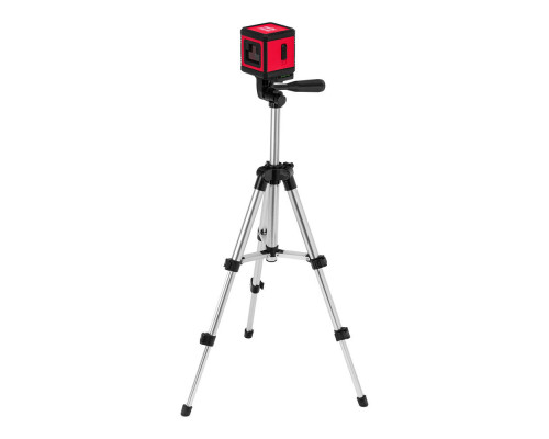 Лазерный уровень XQB RED Pro SET, 10 м, красный луч, батарейки, штатив MTX (350185)
