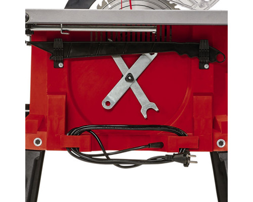 Пила стационарная Einhell TC-TS 2225 U, 2200Вт,пропил 80мм,4250 об/мин,254х30 мм,раздв.расшир,ножки (4340515)