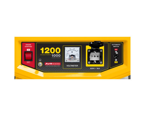 Генератор бензиновый 1200 Вт STEHER GS-1500