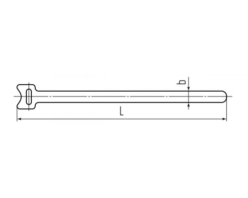 Стяжка-велькро КСВ 16х310 (зел) (Fortisflex) (55293)