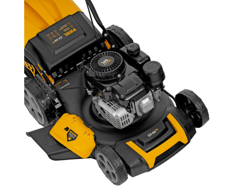 Газонокосилка бензиновая GLR-460SP-ZS, 149 см3, ширина 46 см, привод, травосборник 65 л Denzel (58824)
