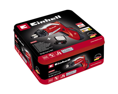 Отвертка акк. Einhell TE-SD 3,6 Li, 3.6В,0-200об/мин,3,5Нм,рег.момента,трансформер,наб.бит32,мет.кор (4513495)