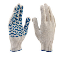 Перчатки х/б, ПВХ покрытие, Волна, 10 класс (67716)