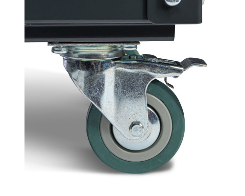 RUNTEC RT-3G Тележка с тремя открытыми полками, серая (RT-3G)