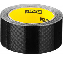 Лента армированная 48 мм, 25 м, черная STAYER Professional 12086-50-25