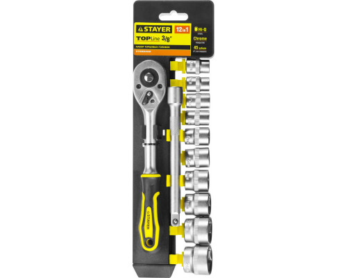 Набор торцовых головок 12 предм., (3/8