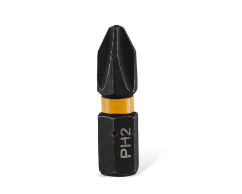Бита ударная H6.35 25мм PH2 5шт. RUNTEC RT-IB25