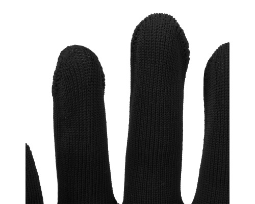 Перчатки Нейлон, 13 класс, черные, XL (67843)