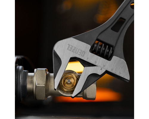 Ключ разводной, 300 мм, CrV, кованый Denzel