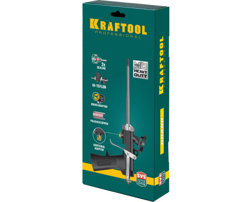 Пистолет для монтажной пены Grand, цельнометаллический KRAFTOOL 06853