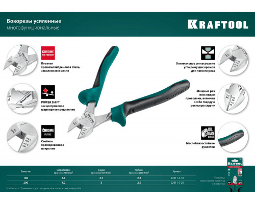 Бокорезы 200 мм KraftMax KRAFTOOL 22011-5-20