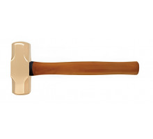 Кувалда тупоносая 3,6 кг AlCu рукоятка дерево искробезопасная 191B-1022, HORTZ