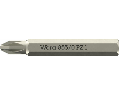855/0 Micro Pozidriv бита, PZ 1 x 30 мм, хвостовик шестигранный 5/32