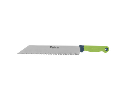 Нож для резки теплоизоляционных панелей, обрезиненная рукоятка, 475 мм, лезвие 340 мм Сибртех (79025)