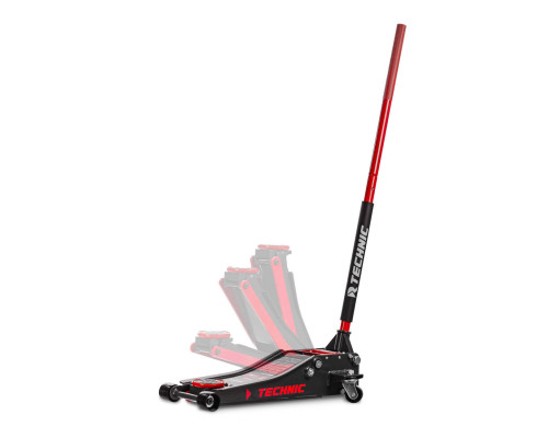Домкрат подкатной низкого подхвата 3 т, 80-500 мм, усиленный TECHNIC RUNTEC RT-PJL3T