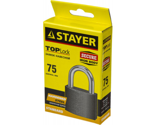 Замок навесной 75 мм STAYER 37160-75