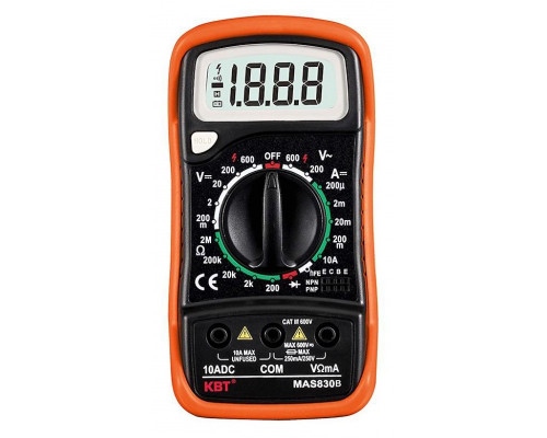 Мультиметр цифровой MAS830B (КВТ) 70473