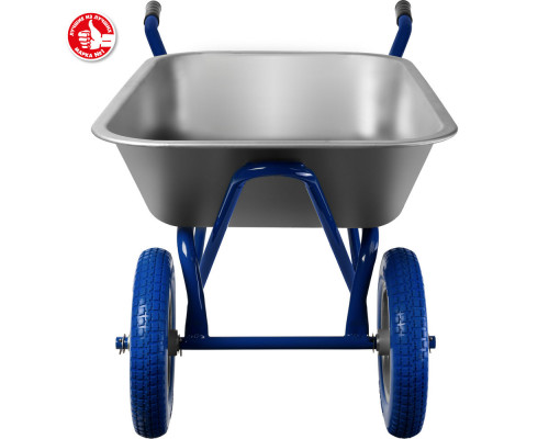 Тачка строительная двухколесная 110 л, 240 кг, полиуретановые колеса Профессионал ЗУБР ПТ-300 39911_z01