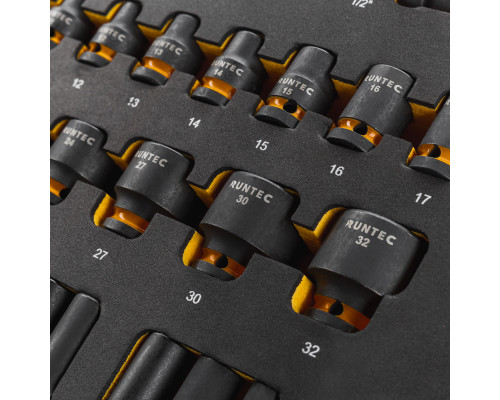 RUNTEC RT-IWPIST1E38F Набор с пневмогайковертом, динамометрическим ключом, ударными головками RUNTEC 1/2
