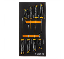 RUNTEC RT-SD1E8 Набор отверток RUNTEC S2 в ложементе EVA, 8 предметов (RT-SD1E8)