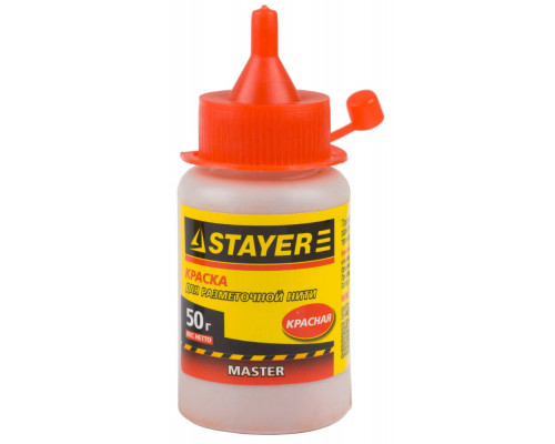 Краска для малярных разметочных шнуров 50 г, красная STAYER 0640-2_z01