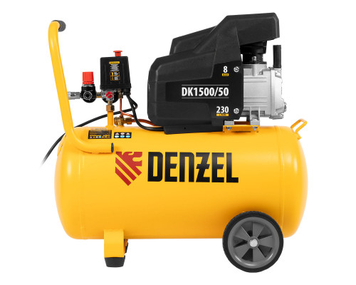 Компрессор воздушный DK1500/50, Х-PRO 1.5 кВт, 230 л/мин, 50 л Denzel (58064)