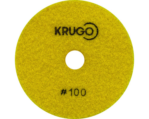 Круг алмазный гибкий шлифовальный (АГШК) KRUGO №100#, мокрый 100 мм (PPW040100)