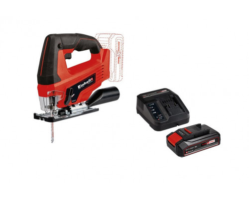Лобзик аккумуляторный Einhell PXC TC-JS 18 Li, 70мм, Quick, маятник + 1 акк. PXC 2.5Ач 18В + ЗУ 3А (4321209SET)