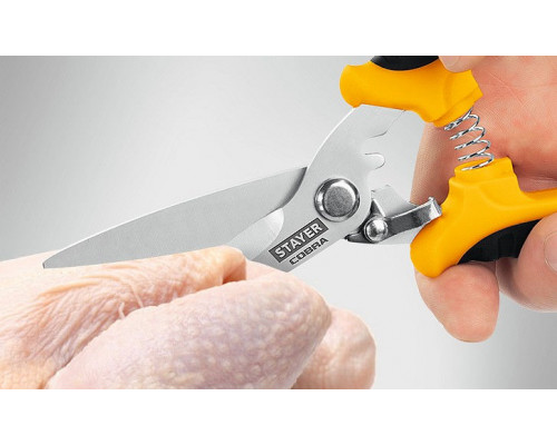 Ножницы технические универсальные COBRA, 200 мм STAYER Professional 23227