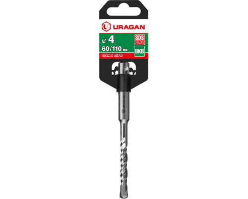 URAGAN 4 х 110 мм, SDS-plus бур (29311-110-04)
