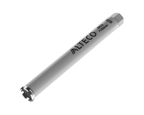 Алмазная коронка 52*450 Professional ALTECO, шт (93538)