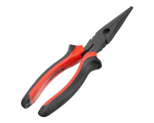 Длинногубцы прямые Black Nickel, 200 мм, двухкомпонентные рукоятки Matrix (17162)