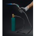 Газовая горелка Blue Fire KS-8000, со шлангом 1.4 м, с пьезоподжигом на баллон, турбо нагрев + 30%, 2000°C KRAFTOOL 55512