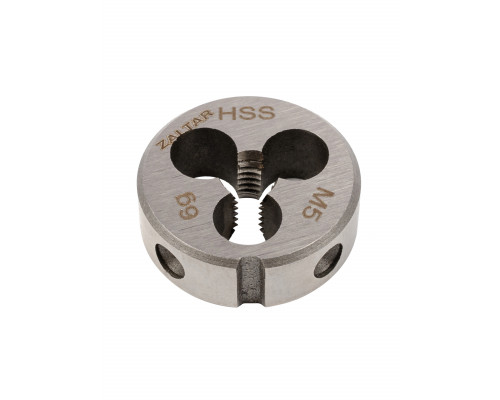 Плашка круглая резьбонарезная HSS, DIN 223 B (DIN EN 22568), M5 x 0.8, 20 x 7 (ZA-10403)
