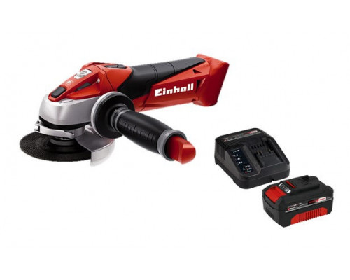 Шлифмашина угловая акк.Einhell PXC TE-AG 18/115 Li +1 акк. PXC 4.0Ач+ЗУ 3А (4431110SET)