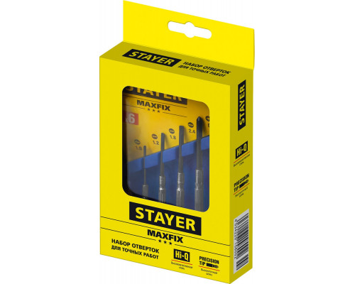Отвертки часовые 6 предм. STAYER 2560-H6_z02