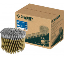 Гвозди барабанные CNW 100 x 3.1 мм, рифленые, 2400 шт ЗУБР 305382-100