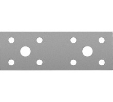 Крепежная пластина КП-2.5, 100 x 35 x 2.5 мм, цинк ЗУБР 31023-100