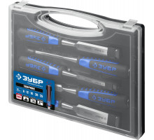 Набор стамесок-долот 5 предм Профессионал ЗУБР Ударник 18097-H5