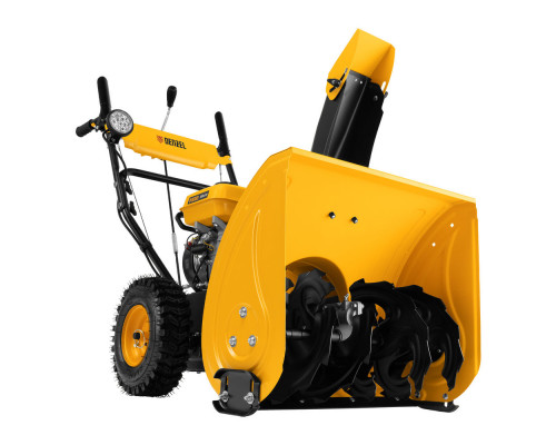 Бензиновая снегоуборочная машина SBM 610, 212 cc, ручной старт, фара Denzel (97653)