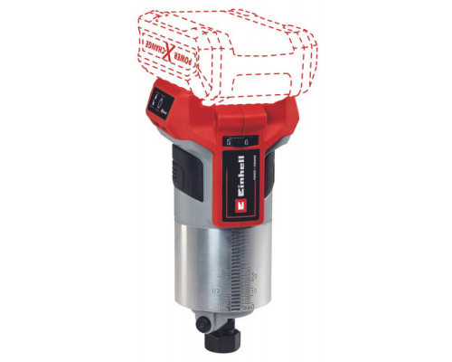 Фрезер аккумуляторный Einhell PXC TP-RO 18 Set Li BL,18В,10-30 т/мин,цанга 6/8 мм+1акк.4 Ач+ЗУ 3А (4350410SET)